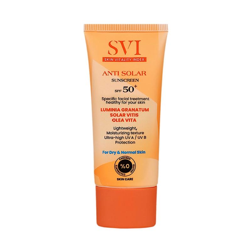 کرم ضد آفتاب اس وی آی SPF50 مناسب پوست خشک و معمولی 40 ميلی لیتر