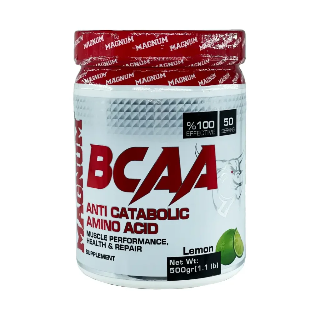 پودر بی سی ای ای مگنوم طعم لیمو 500 گرمی