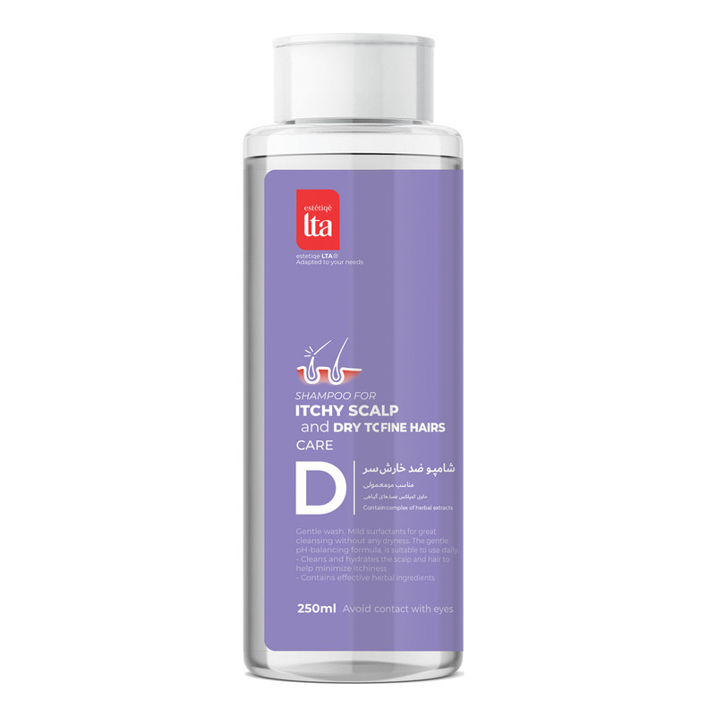 شامپو تقويت کننده التا مدل D مناسب موی خشک و معمولی حجم 250 ميلی لیتر