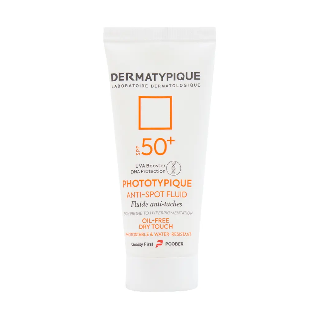 کرم ضد آفتاب ضد لک و روشن کننده SPF50 درماتیپیک 40 میلی لیتر