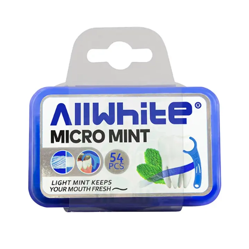نخ دندان کمانی آل وایت مدل میکرو مینت 54 عددی