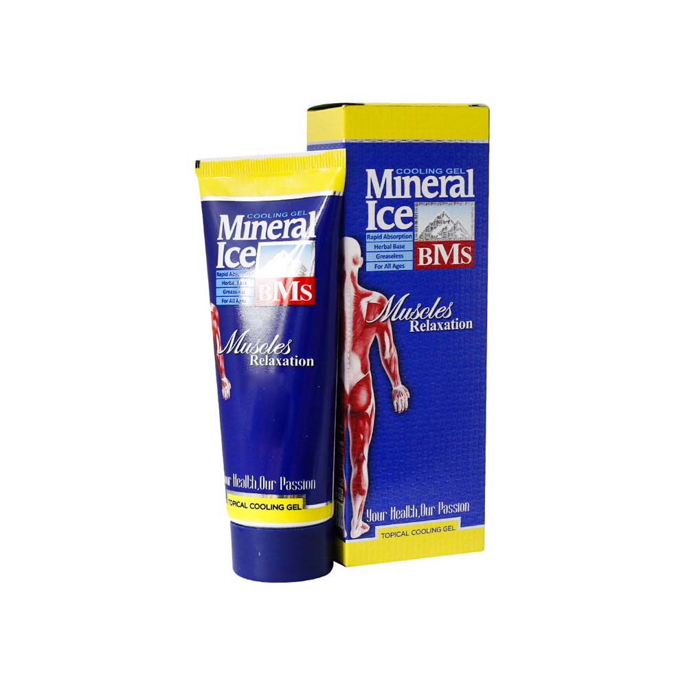 ژل خنک کننده بدن مینرال آیس بی ام اس  تیوپی 80 گرمی