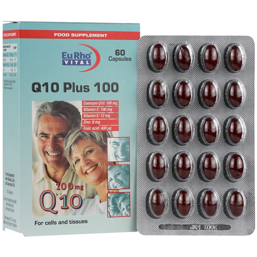 کپسول کیوتن پلاس 100 یوروویتال 60 عددی