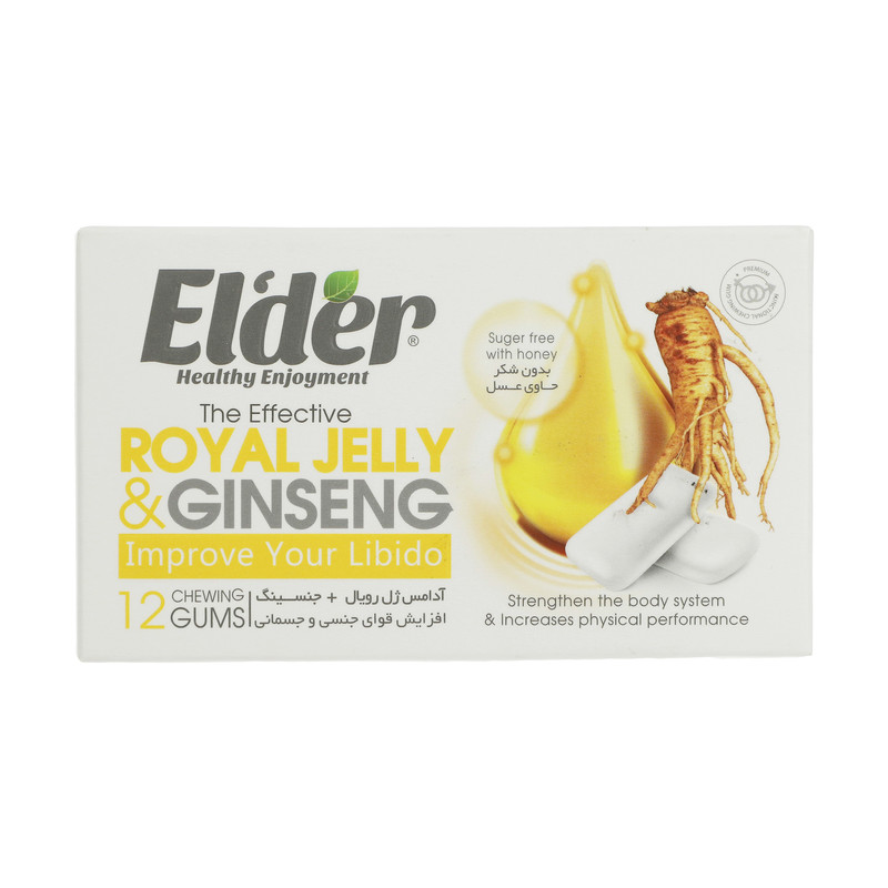 آدامس ژل رویال و جنسینگ 12 عددی