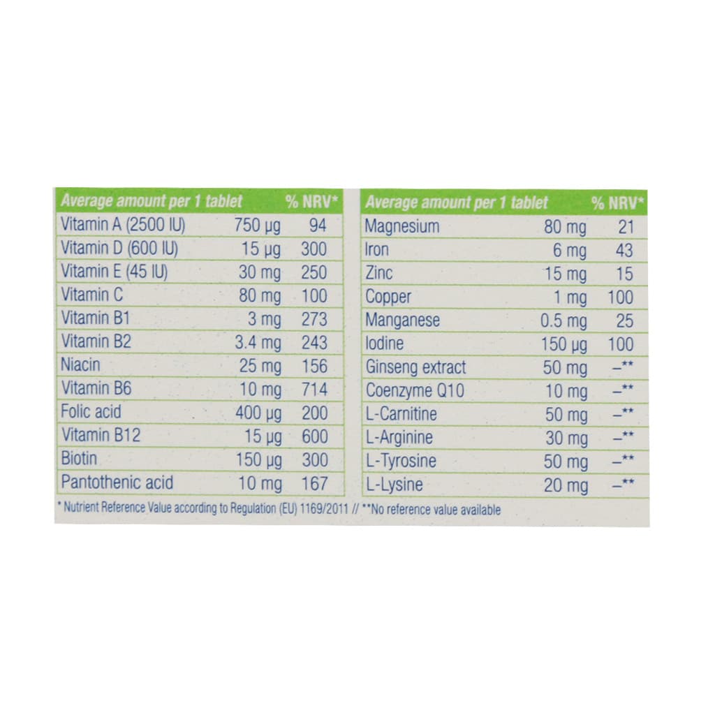 قرص مولتی پلاس فور من اسپرت یوروویتال 60 عددی