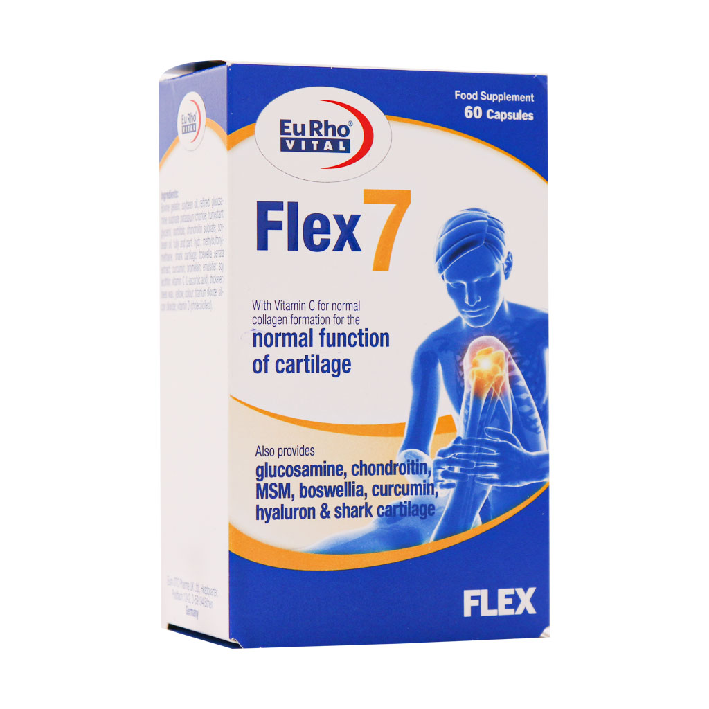 کپسول نرم فلکس 7 یوروویتال 60 عددی