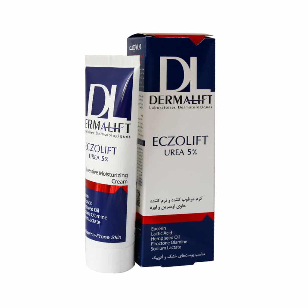 کرم مرطوب کننده و نرم کننده حاوی اوره 5 درصد درمالیفت  50 میلی لیتری