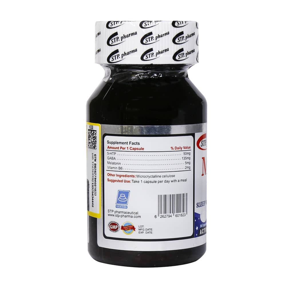 کپسول ملاتونین پلاس گابا اس تی پی فارما 30 عدد