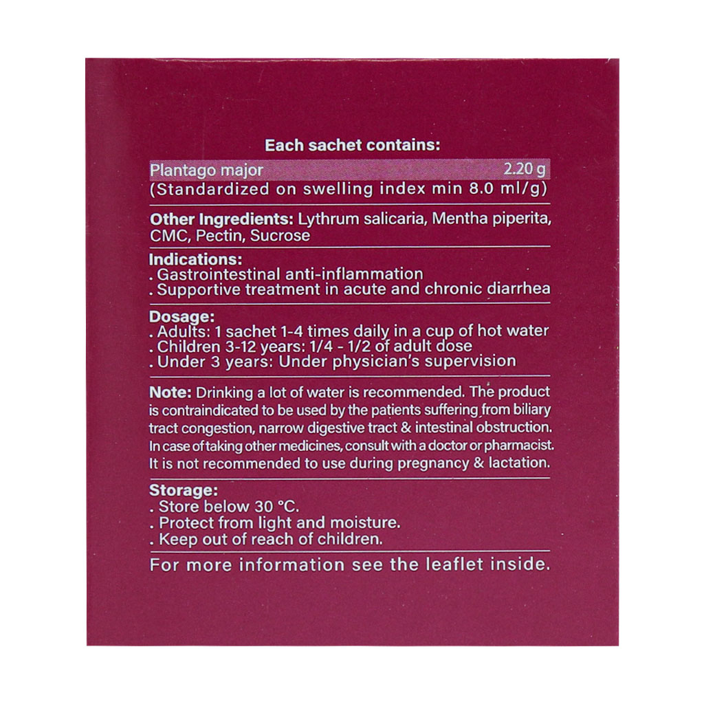 پلانتاژل گرانول دینه ساشه 10 عددی