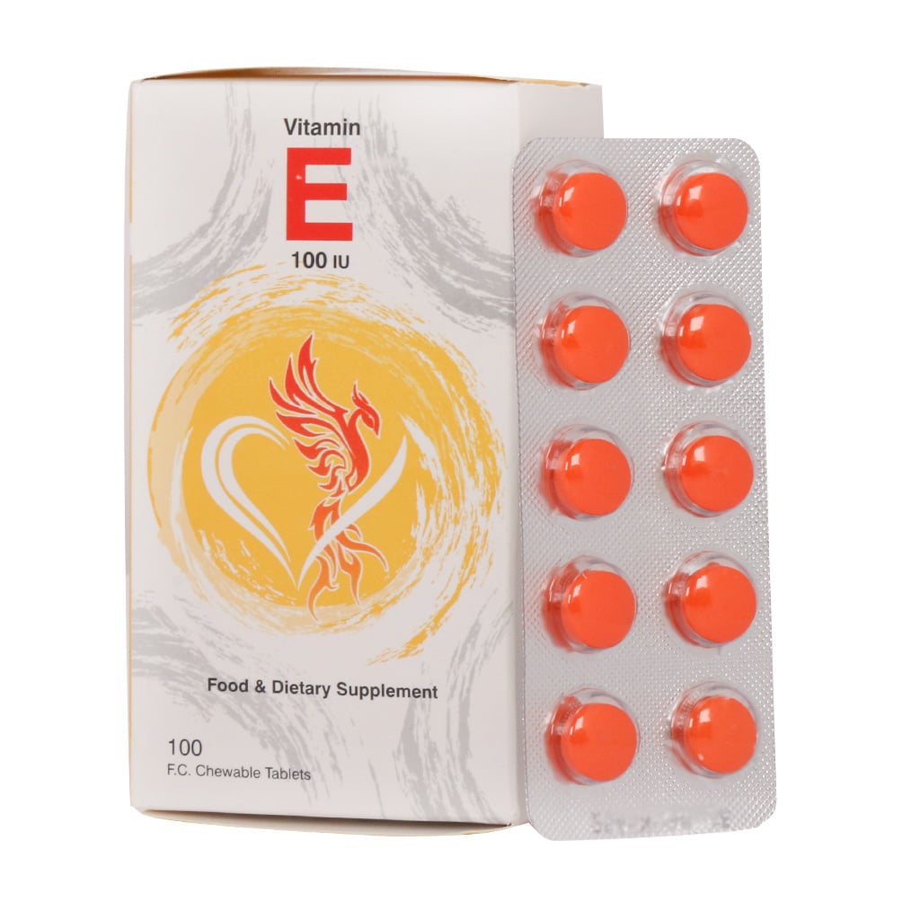 قرص جویدنی ویتامین ای 100 واحد داروپخش