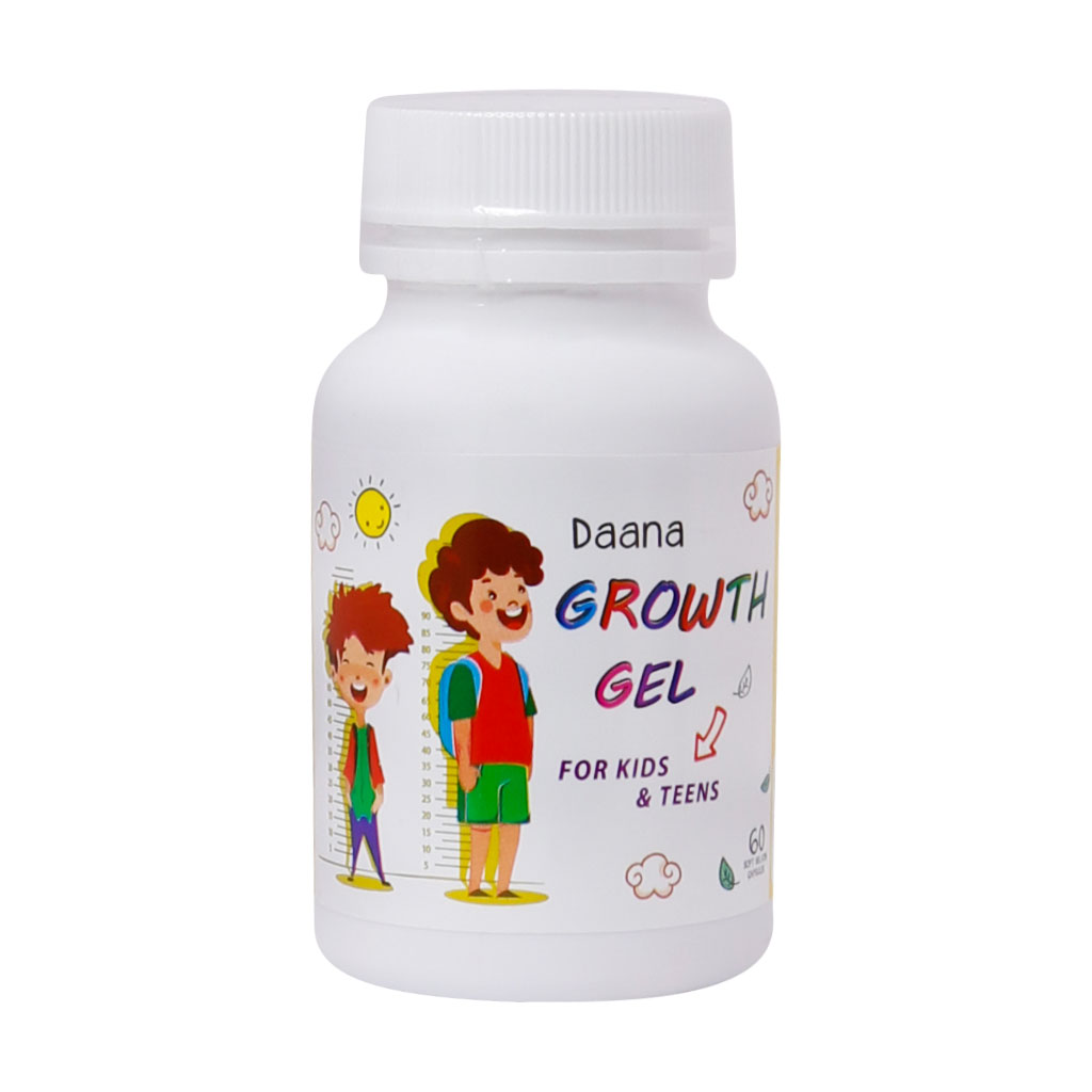 کپسول نرم گروث ژل ال آرژنین پلاس کودکان دانا 60 عددی