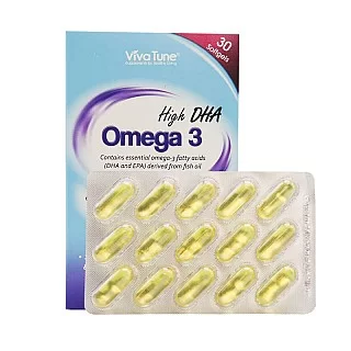 کپسول نرم ژلاتینی امگا 3 مدل High DHA ویواتیون 30 عدد