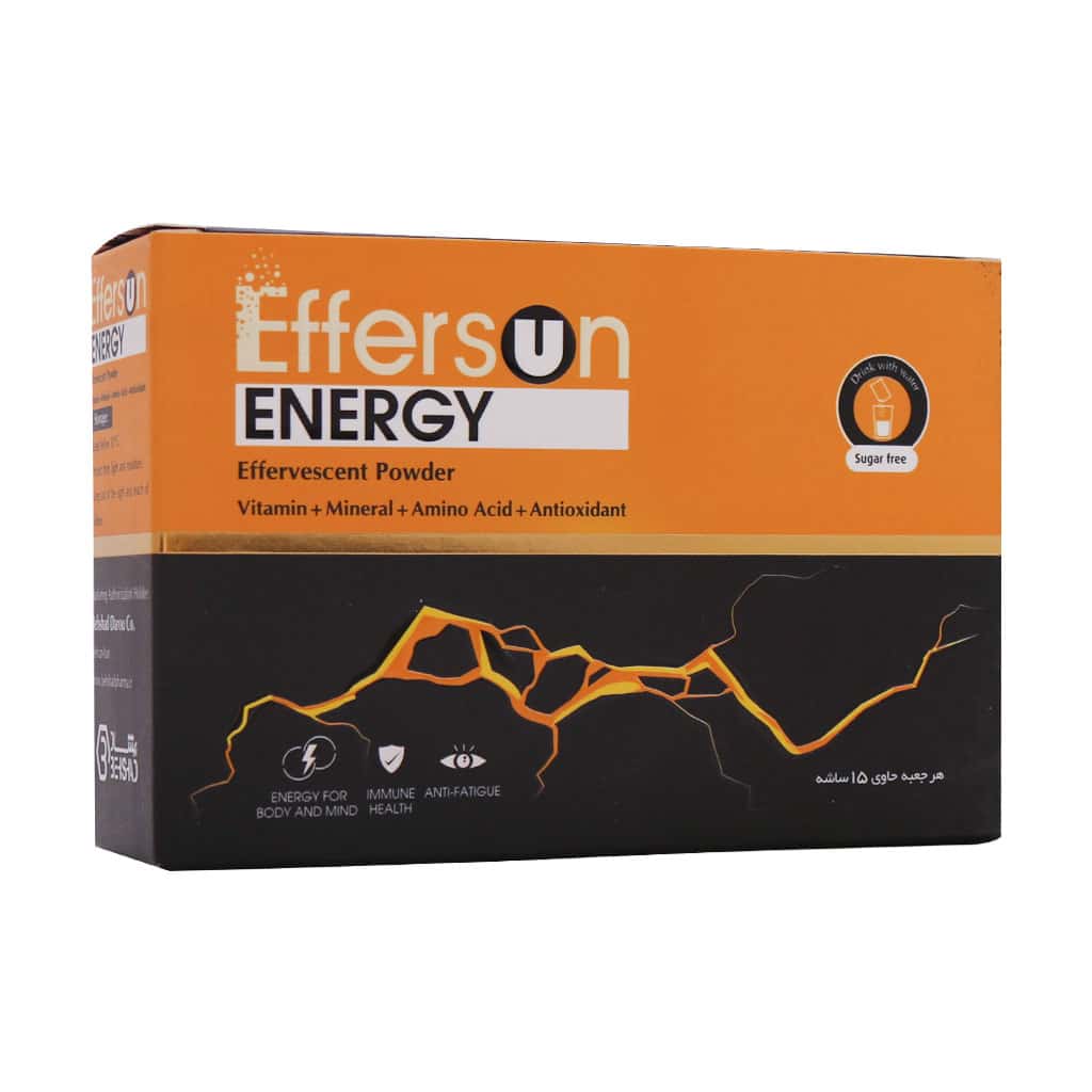 پودر جوشان افرسان انرژی بهشاد دارو 15 عددی