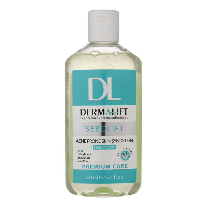 سیندت ژل پوست چرب سبولیفت درمالیفت ۲۰۰ میلی لیتر