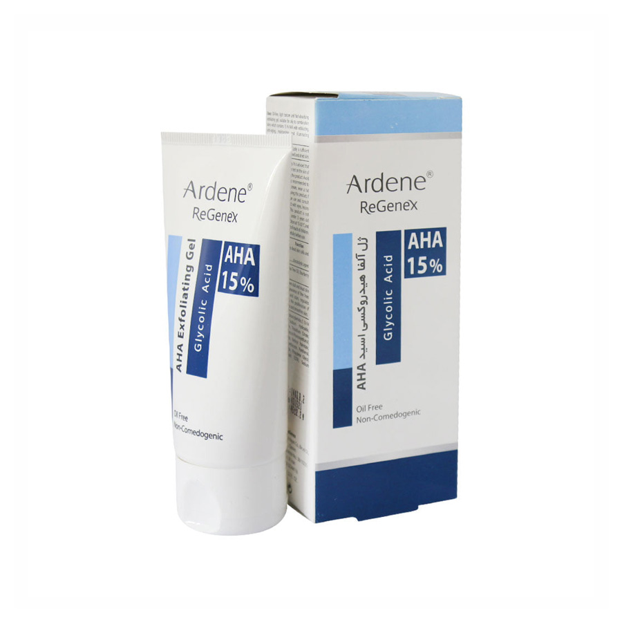 ژل آلفا هیدروکسی اسید 15 درصد آردن پوست چرب و دارای جوش پارس حیان ۴۵ گرم