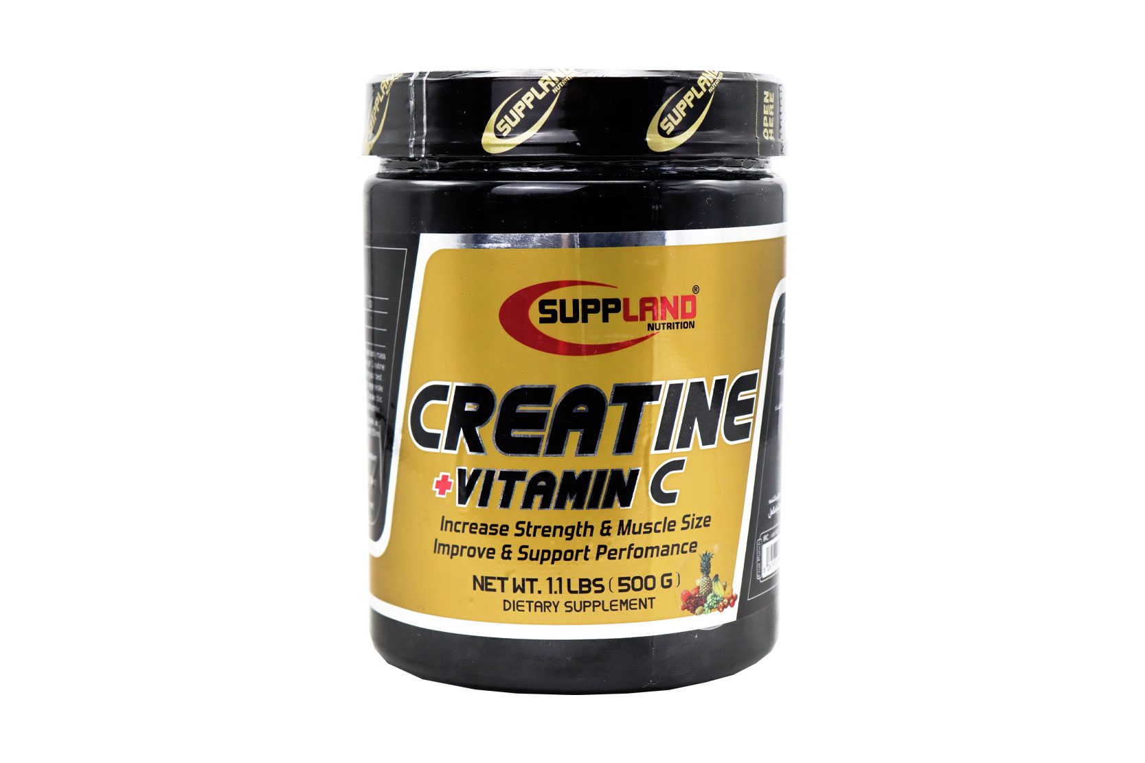 پودر کراتین و ویتامین C ساپلند نوتریشن 500 گرمی
