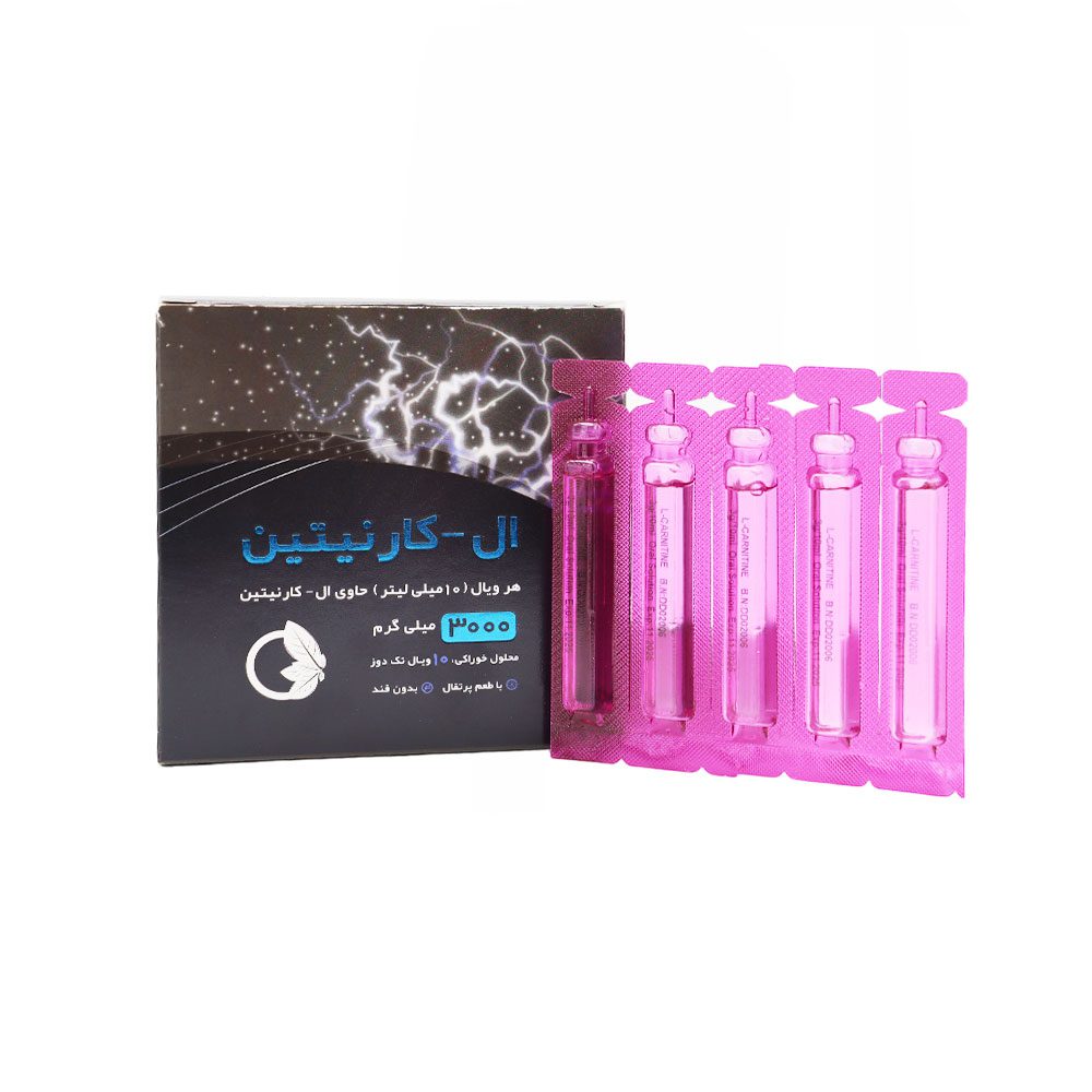 ویال خوراکی ال کارنیتین 3000 میلی گرم نورم لایف طعم پرتقال 10 عددی