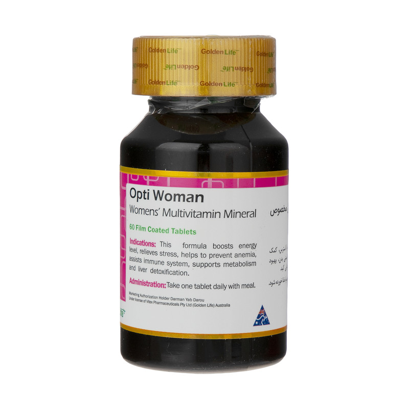 قرص اپتی وومن گلدن لایف 60 عددی