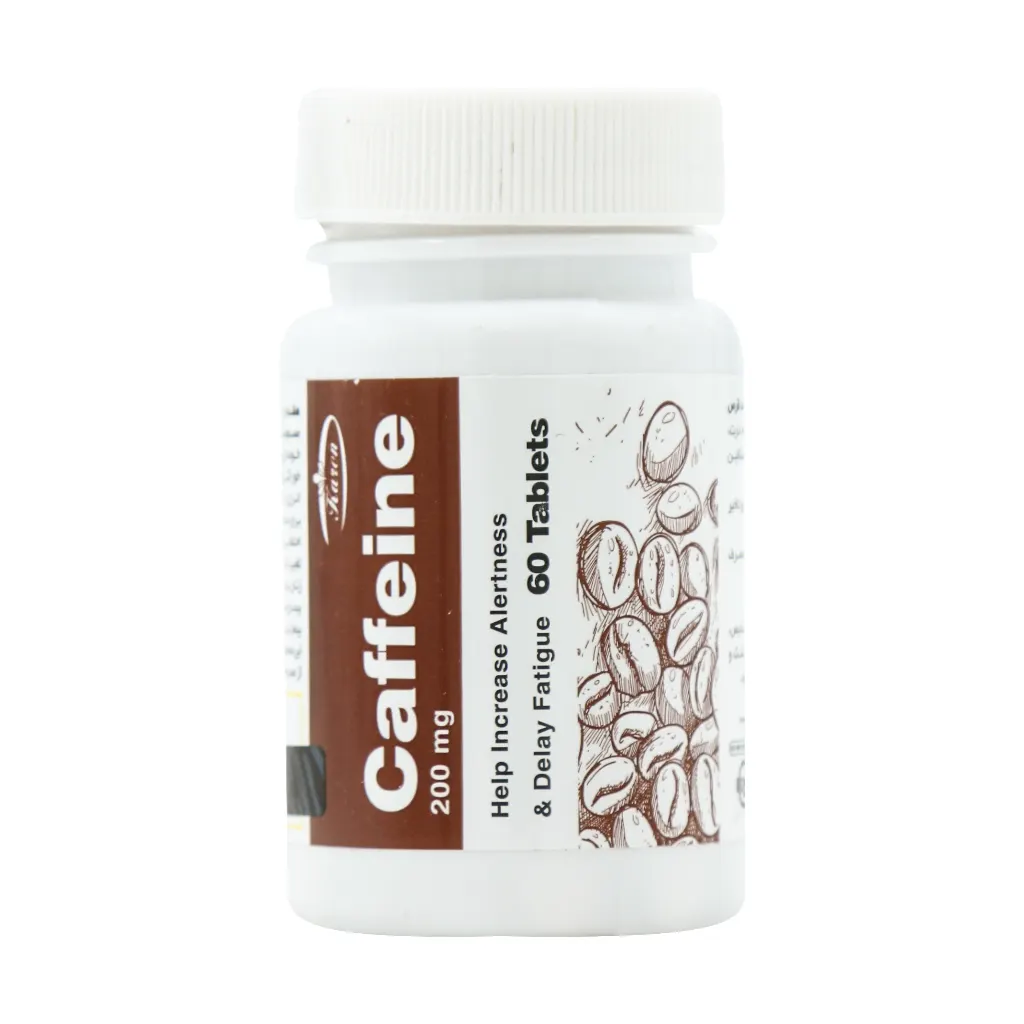 قرص کافئین 200 میلی گرم رسکيوکاف 60 عددی