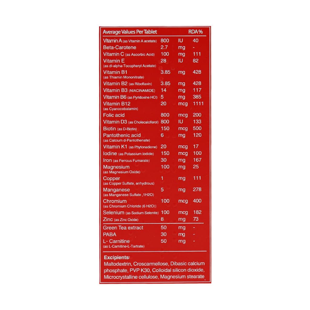 قرص اکتی آیرون لیبرتی سوئیس 30 عددی