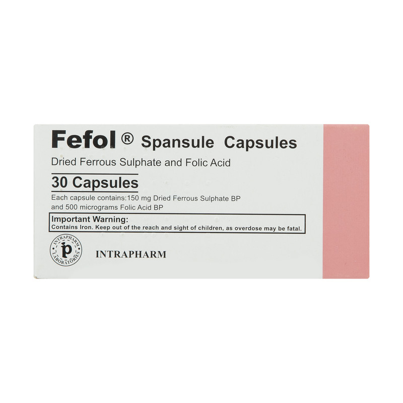 کپسول ففول اینترافارم 30 عددی