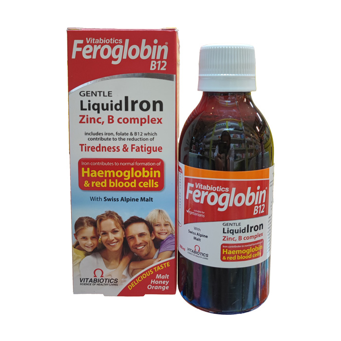 شربت فروگلوبین پلاس ویتابیوتیکس 200 میلی لیتری