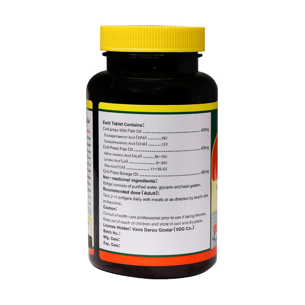 کپسول امگا 3 6 9 وانا پیور نورم لایف 60 عدد