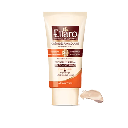 کرم ضد آفتاب الارو بژطبیعی SPF25 مناسب انواع پوست 40 میلی ‎لیتر