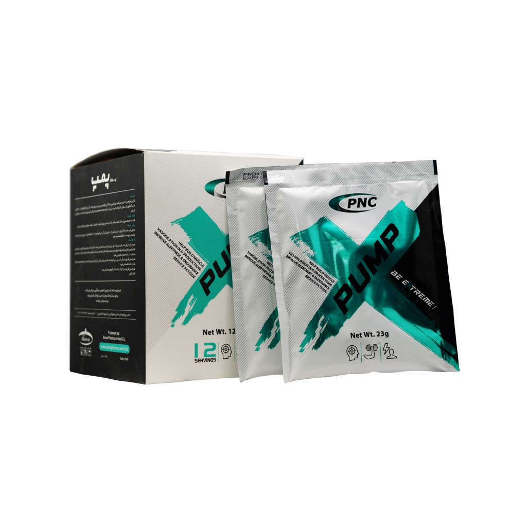 پودرسوپر پمپ بیوکراتین کارن طعم هندوانه ساشه 12 عددی