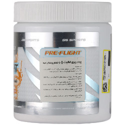 پودر پمپ  پری فلایت جی۶ اسپورت جی ان سی آمریکا طعم پرتقال انبه 270 گرمی