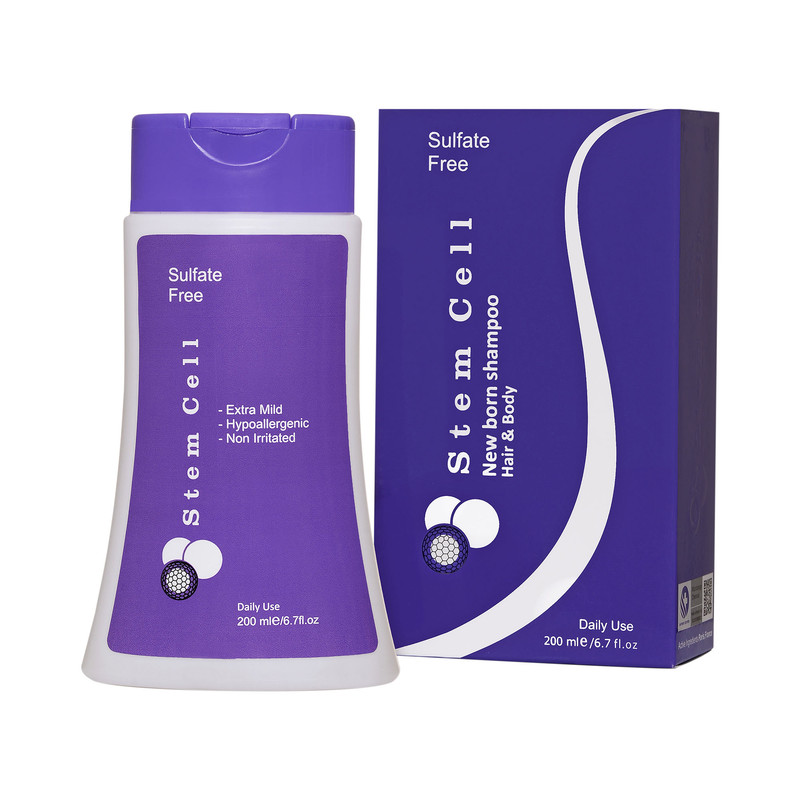 شامپو سر و بدن نوزاد استم سل 200 میلی لیتر
