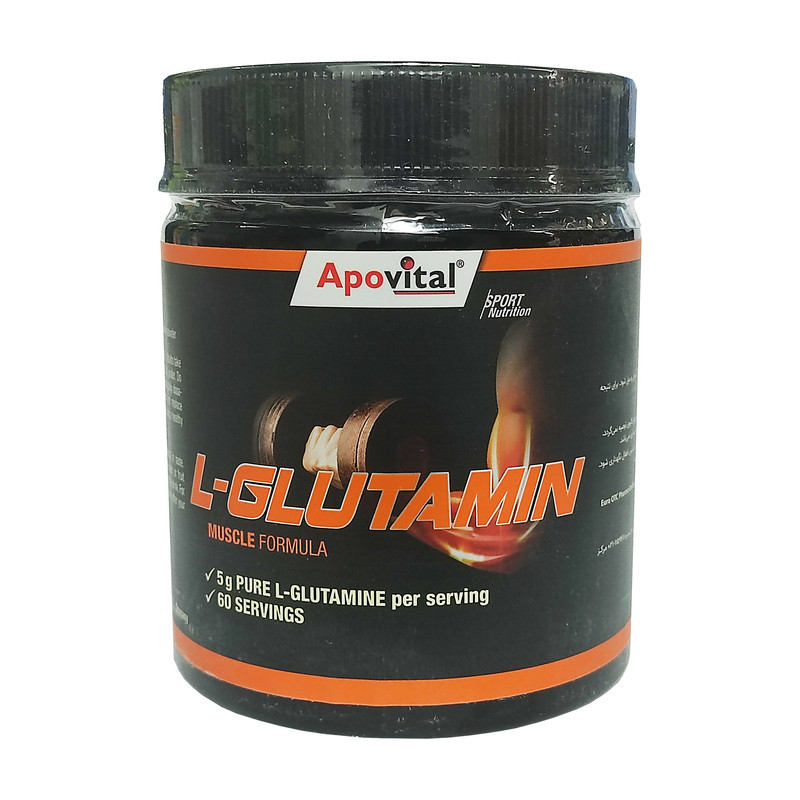 پودر ال گلوتامین آپوویتال 300 گرم