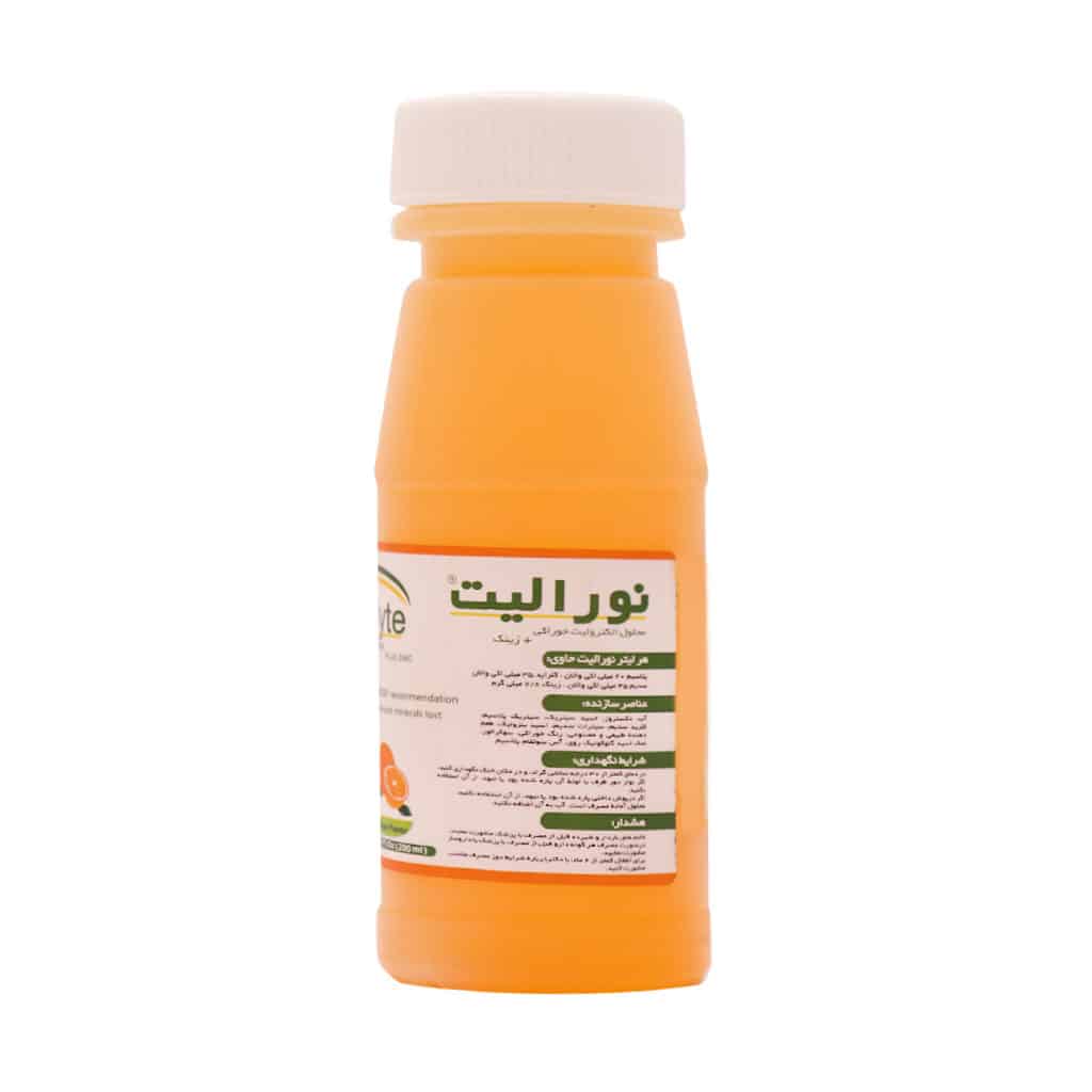 محلول الکتروليت خوراکي نوراليت و زينک نورا فار 200 ميل