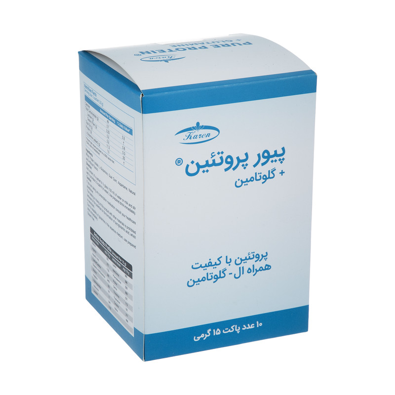پیور پروتئین کارن 15 گرم طعم شکلاتی  ساشه 10 عددی