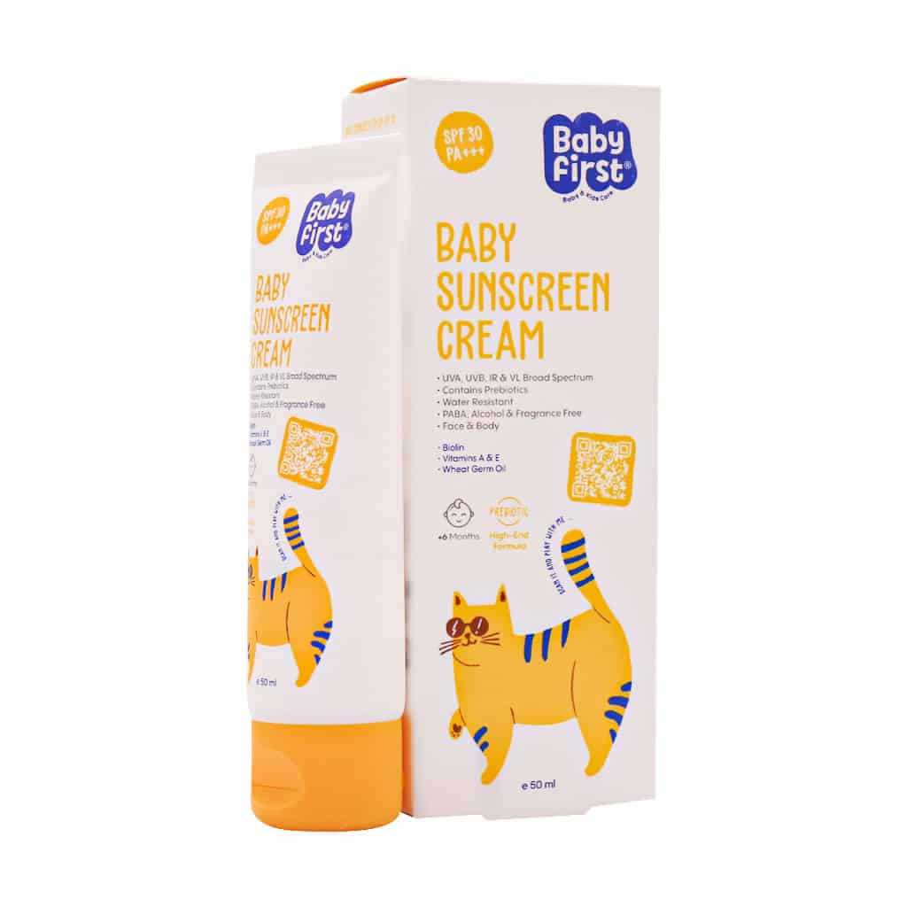 کرم ضد آفتاب کودکان SPF30 بیبی فرست سی گل 50 میلی لیتر