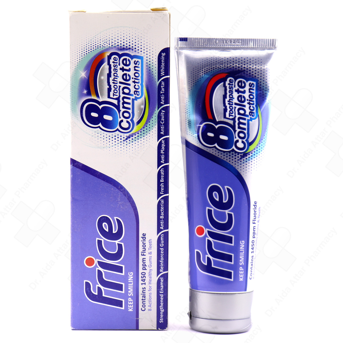 خمیر دندان کامل با عملکرد 8 گانه فریس 120 گرمی