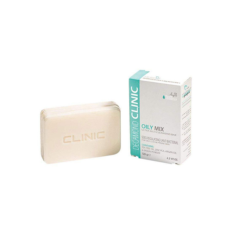 پن شستشو پوست چرب دکاموند کلينيک مدل اويلی ميکس 120 گرمی