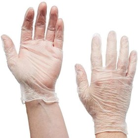 دستکش وینيل بدون پودر پوپک 20 عددي سايز M