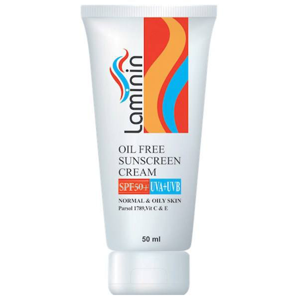 کرم ضد آفتاب فاقد چربی لامینین SPF60 مناسب پوست های چرب و معمولی ۵۰ میلی لیتر