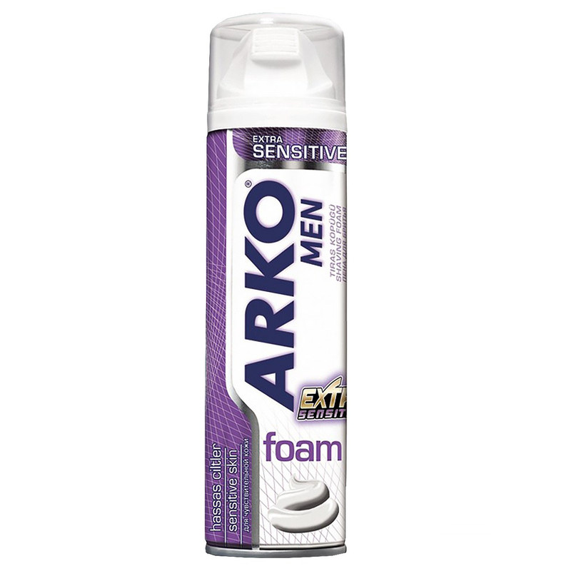 فوم اصلاح آرکو مدل Sensitive حجم 200 میلی لیتر
