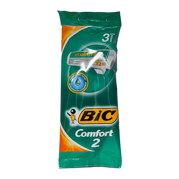 خودتراش بیک 2 لبه کامفورت بسته 5 عددی