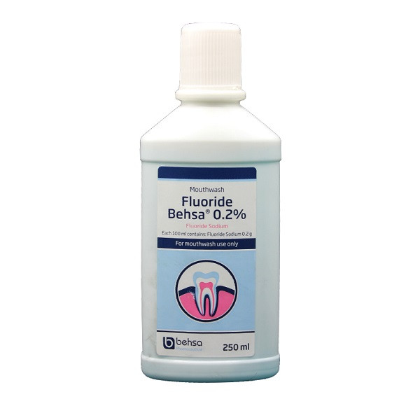 دهانشویه فلوراید سدیم 0.2 درصد بهسا 250 میلی لیتر