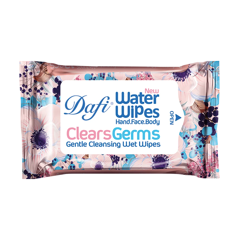 دستمال مرطوب پاک کننده دست و صورت دافی 12 عدد