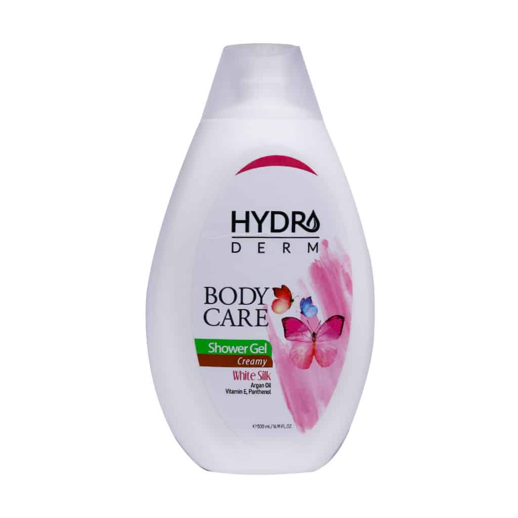 شامپو بدن کرمی با رایحه ابریشم سفید