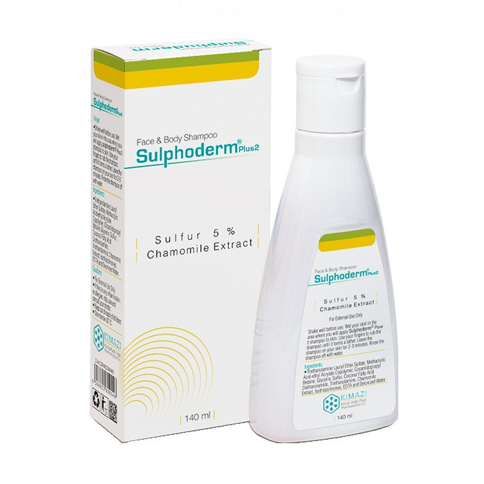 شامپو صورت و بدن سولفودرم پلاس 2